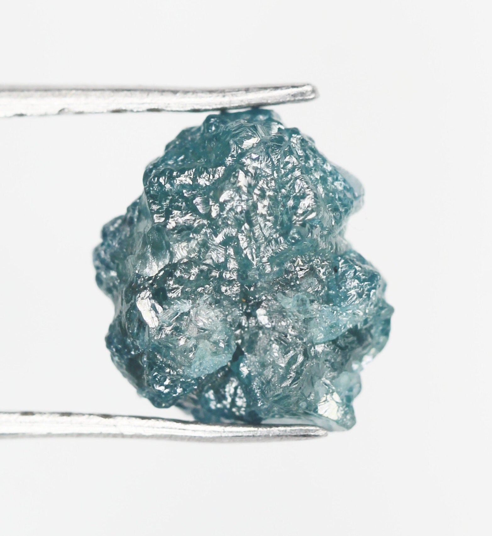 Blue Diamond Rough Facet Canadian 2 carat 8mm Raw
