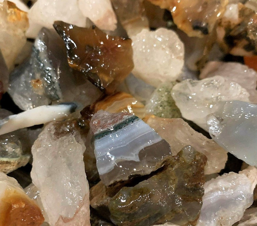 Brazilian Agate Rough Cut Brazil Natural 3000 Carats Bulk Lot