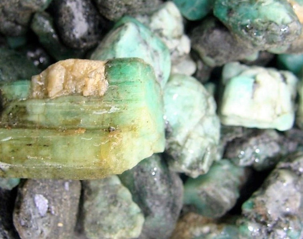 Emerald Rough Cut Colombian Natural Raw Beryl 1lb Wholesale Lot