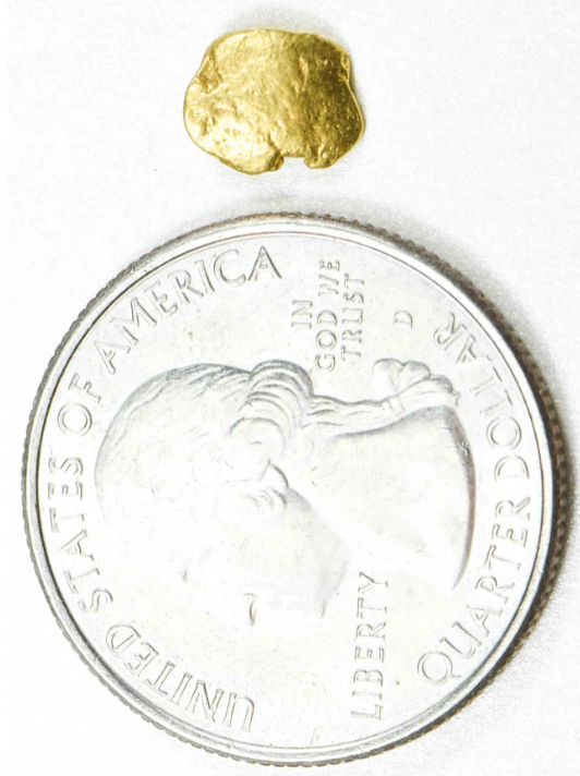 Alaskan Gold Nugget Authentic Yukon Small 22k .7g Fine