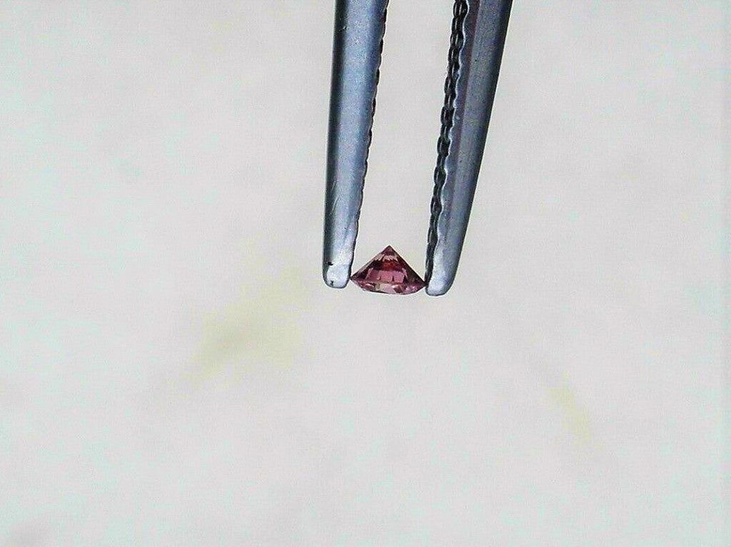 Pink Diamond Round Cut African 3mm Micro Sized
