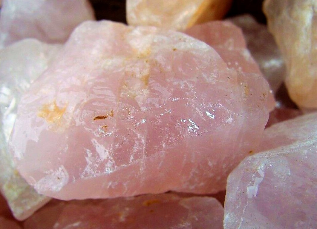Rose Pink Amethyst Rough Facet Brazil Natural 500 Carats Bulk Lot