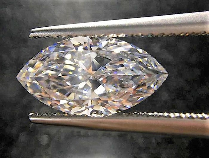 White Diamond Marquise Cut African 6mm x 3mm Micro Sized