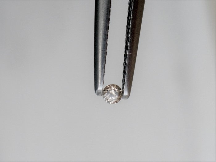 White Diamond Round Cut African 3mm Micro Sized