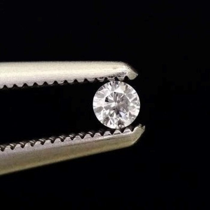 White Diamond Round Cut African 3mm Micro Sized