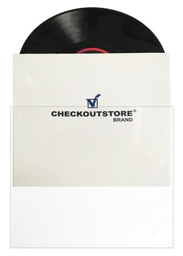 CheckOutStore Clear Plastic CPP for 7" Vinyl 45 RPM Record Album Covers (Outer Sleeves)