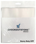 CheckOutStore Clear Plastic CPP for 7" Vinyl 45 RPM Record Album Covers (Outer Sleeves)